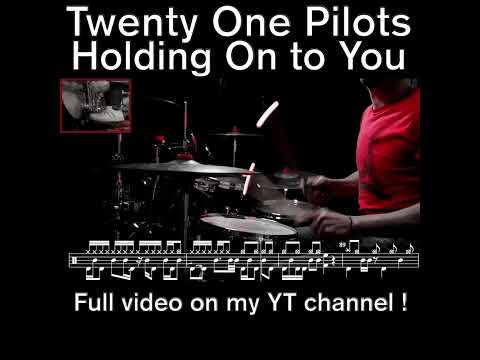 Twenty one Pilots - Holding On To You - Drum Cover (with scrolling drum score) #drumcover #drumscore