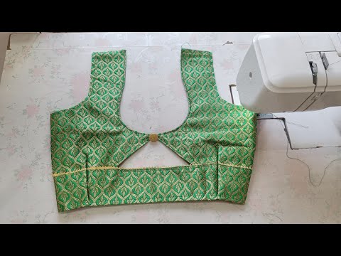 Most trendy blouse back neck design | Blouse back Cutting And Stitching| Blouse Design