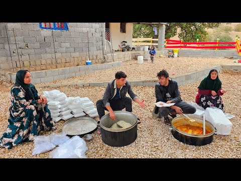 Making food and sharing it among people