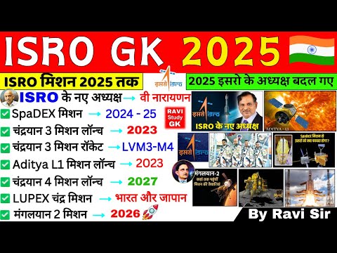 ISRO Current Affairs 2025 | ISRO GK 2025 | ISRO New Chairman | ISRO Mission |Science Current Affairs