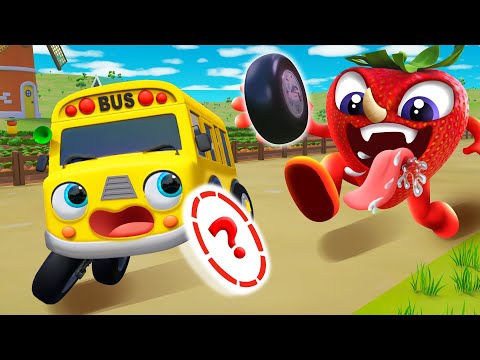 Wheels Lost The Bus | Finger Family | Wheels On The Vehicle | Nursery Rhymes & Kids Songs - Baby Car