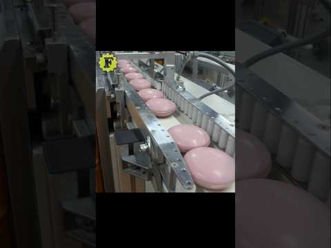 40 million units produced per year! The process of making soap. #soap #factory #making #asmr