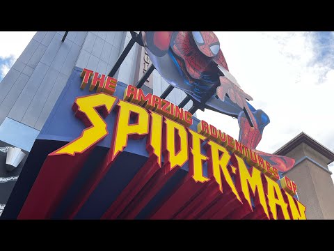 #spiderman  #ride #kimby  as the #rider #universal #themepark