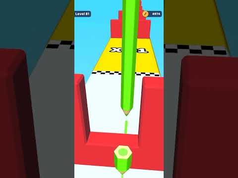 Color Pencil Run Level 81 Gameplay Walkthrough Android #Shorts