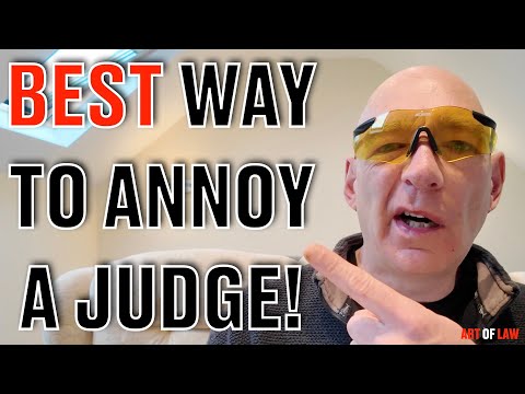 How to win your case by making the judge's job as easy as possible.