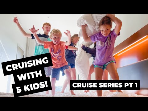 CRUISING WITH 5 KIDS | Part 1-Louisiana Downs & Port of Galveston | TRAVELING WITH A LARGE FAMILY