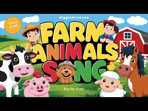 🌟 Farm Animals Song 🌟 Fun & Educational Sing-Along for Kids! 🎶🐄🐖🐔