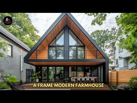 Industrial & Rustic: Inside a Dream A-Frame House