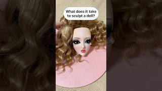 How I sculpted burlesque doll🪩 #handmadedoll #doll #dolls #sculpting #dollartist