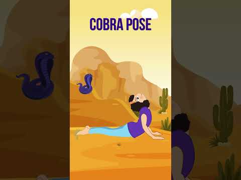 Cobra Pose - Yoga pose of the Week #yogaguppy #kidsyoga