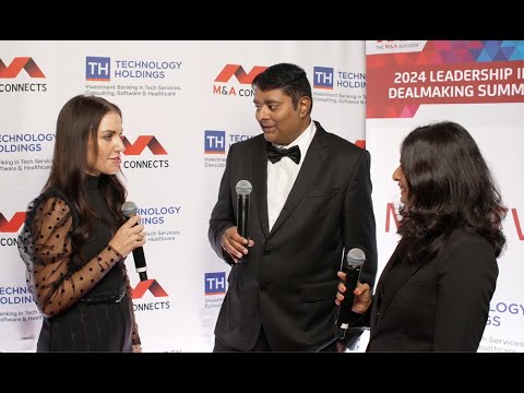 M&A TV Interview with Vivek (Founder and CEO) and Geeta (President and COO) at Technology Holdings