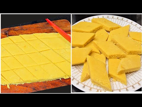 only 2 ingredients 10 minutes katli, mithai,  sweets recipe | सिर्फ २ चीजों से १० मिनट में बर्फी