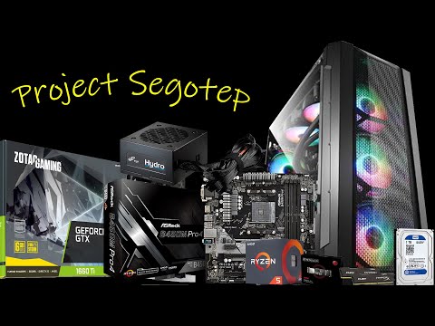 Project Segotep a.k.a. Ryzen 5 2600 with GTX1660Ti PC Build [Radiant Tech PC]