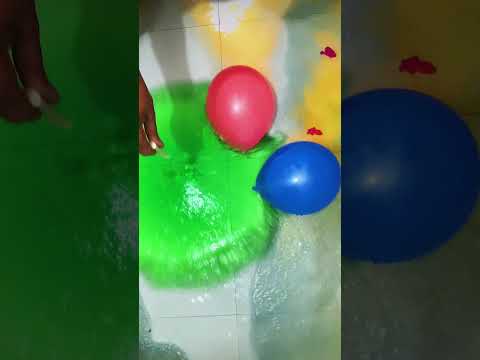 Beautiful balloon reverse ASMR satisfying