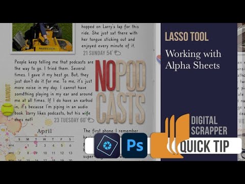 How to copy and paste with the Lasso Tool for a quick and easy way to work with alpha sheets.