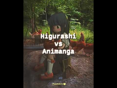 Higurashi vs Animanga | Writing #shorts