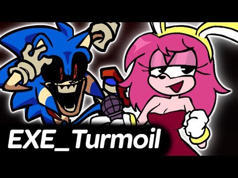 EXE Turmoil - Sonic EXE vs Girlfriend | Friday Night Funkin'