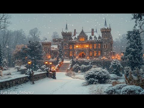 Winter Fantasy Castle - Relaxing Music and Ambience - Medieval Fantasy Castle, Relaxation Music