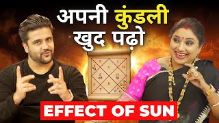 Kundli Kaise Dekhe | खुदकी कुंडली कैसे पढ़े? | Effect of Sun in all houses of the kundli | Remedies