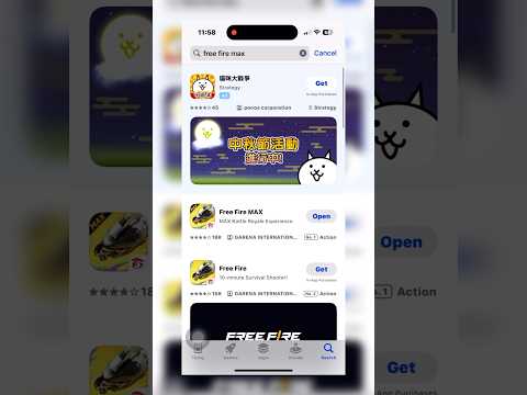 How to Download Free Fire Max In IPhone , IOS ,IPAD ? #shorts #short