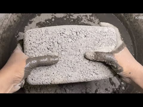 Concrete Ashes Water Crumbling ASMR