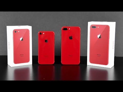 Apple iPhone 8 & 8 Plus (RED): Unboxing & Review