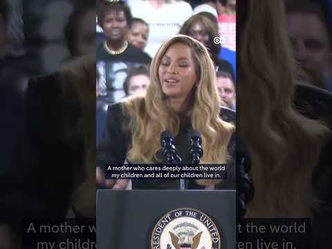 Beyoncé voiced her support for Kamala Harris during a campaign event in her hometown of Houston