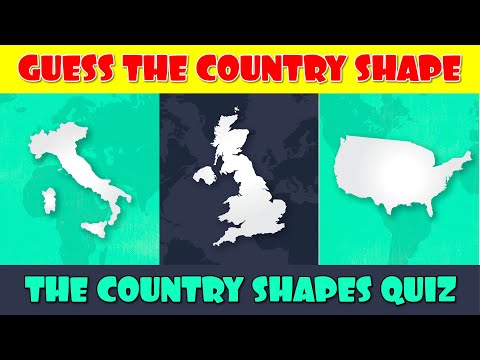 Guess the Country by Shape Quiz