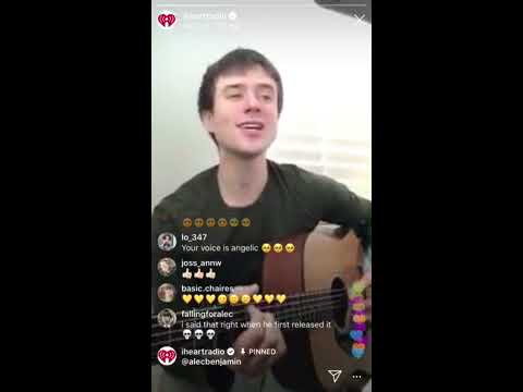 Alec Benjamin Instagram live stream 3/4/20