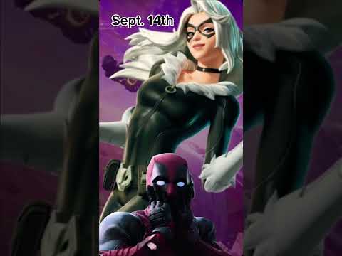 MARVEL x FORTNITE "BLACK CAT" SKIN #fortnite #gaming #fyp  #fortnitemarvel