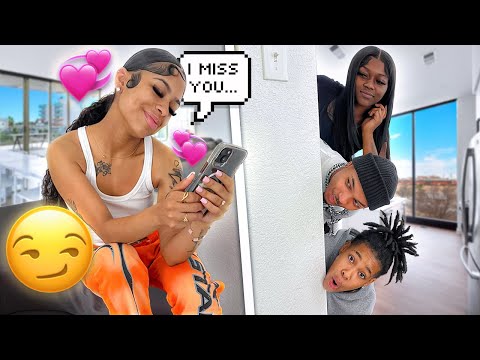 They CAUGHT me texting my EX 😳 *ARE WE BACK TOGETHER?*