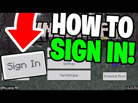 How To Sign In Minecraft Bedrock Edition 2025! - All Platforms