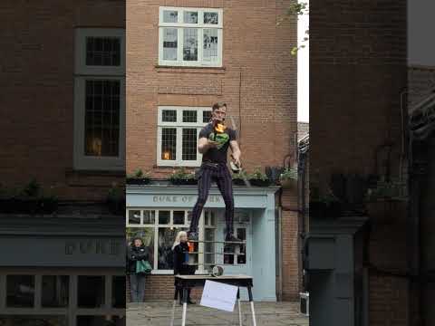 Amazing street performance juggling | York talent | UK