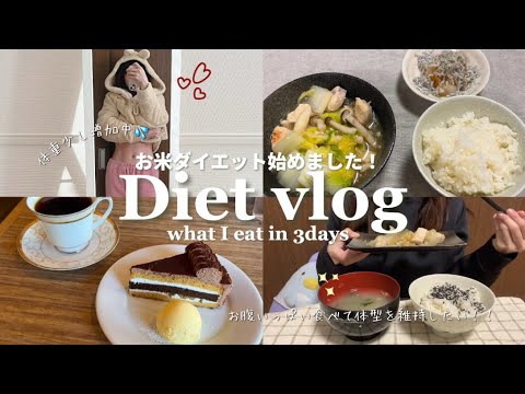 [Diet vlog] Eat rice and lose weight! ? 3-day meal record🍽️Rice diet/meal vlog/what I eat in 3 days✨