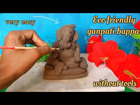 Eco friendly Ganpati 2024 full process #ganeshchaturthi