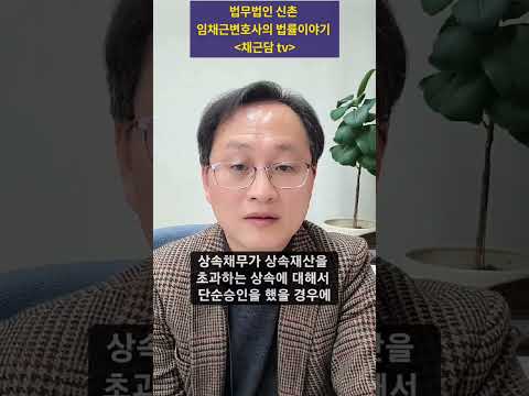 미성년자때 빚상속을 한 후 바로잡을 방법은 없을까?