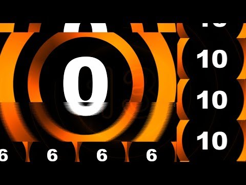 COUNTDOWN TIMER  Intro 10 to 0 ( v 647 ) 10 sec with voice & beep 4K