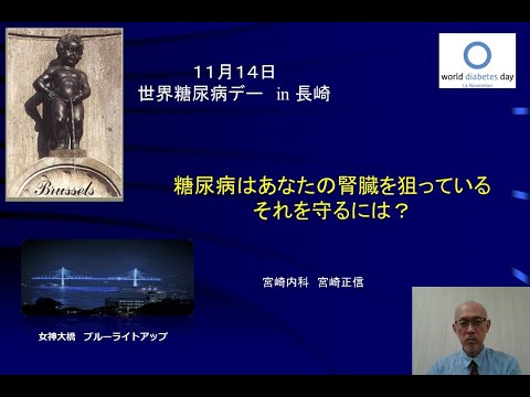 世界糖尿病デー2020 in 長崎　④「腎臓病」宮崎正信先生（宮崎内科）