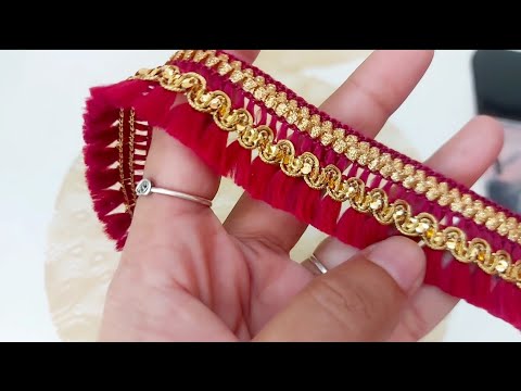 How To Make Fabric Latkan At Home,Blouse or Lehnge K Liye Latkan Kaise Banaye,Ghar Pr Fancy Latkan