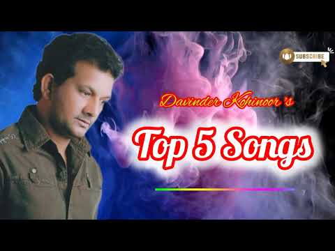 TOP 5  Punjabi Songs (Davinder Kohinoor) By Music Track Chakde