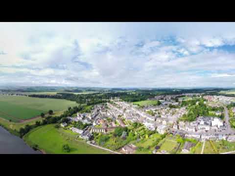 Berwickshire - UK - Coldstream & The River Tweed - 360° Panorama