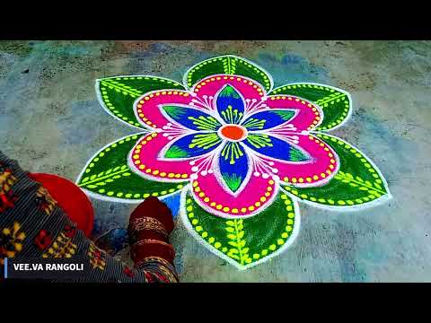 pongal  kolam rangoli|bhogi kundala muggulu|bhogi kolams|#sankranti muggulu|#Rang Kaa Rangoli