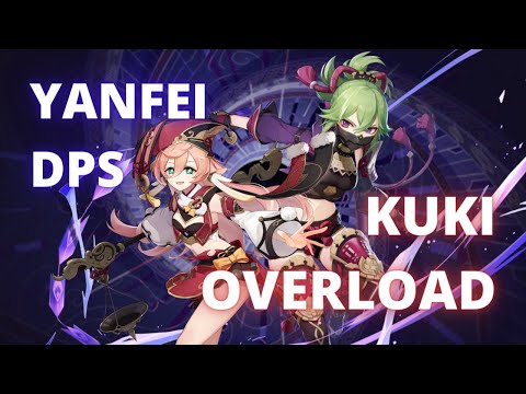 Bye bye 2.8 Abyss, I hate you - Yanfei dps / Kuki burning overload