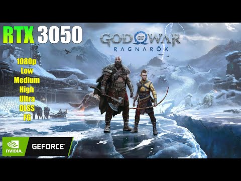 God of War Ragnarok : RTX 3050 Laptop - 1080p All Settings, DLSS, FG