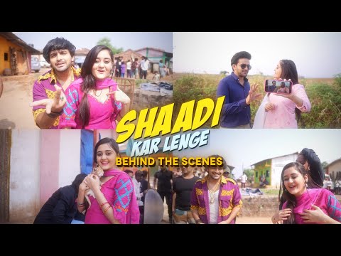 SHAADI KAR LENGE: BTS 💜 | Bindass Kavya & Pravisht Mishra - Behind The Scenes of Music Video Shoot