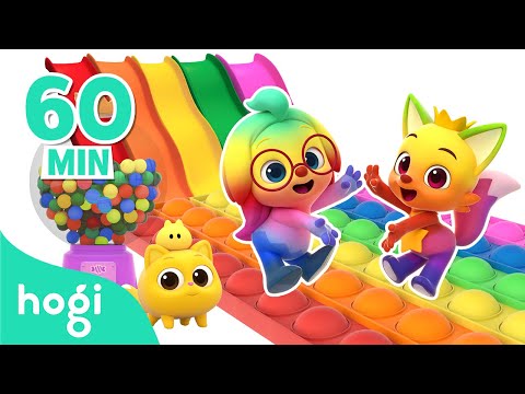 BEST SONGS of the MONTH｜Learn Colors with Pop It, Jingle Play and More｜Colors for Kids｜Hogi Colors