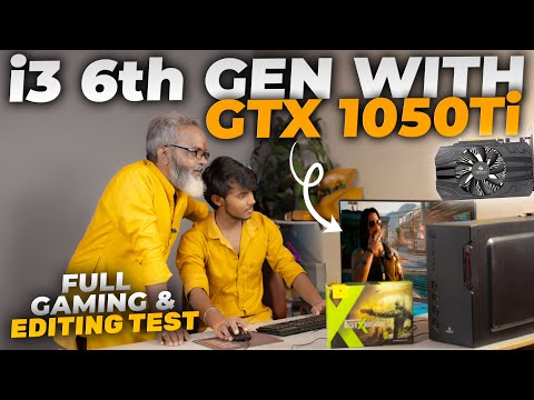 PC Build with i3 6th Gen + GTX1050ti 🔥 full Testing Video