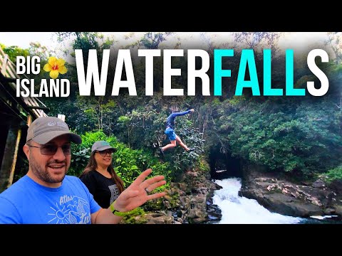 Swimming (JUMPING) in Big Island Waterfalls (5 falls to visit)