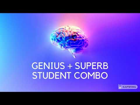 Genius + Superb Student Combo (+Theta Waves)