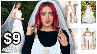 I Bought the CHEAPEST WEDDING DRESSES Online